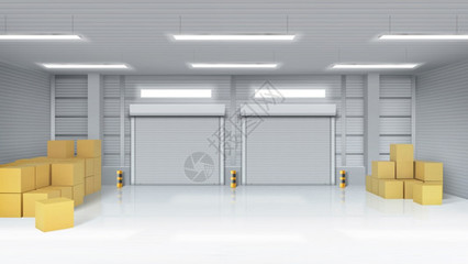 車庫內(nèi)部概念橫幅展示 鋼質(zhì)內(nèi)室門系列產(chǎn)品，定義空間新美學(xué)