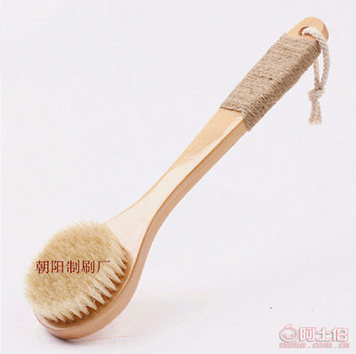 【朝陽制刷按摩刷,豬鬃毛沐浴刷,長柄搓背刷,清潔刷,身體刷,長柄浴刷CY-0025按工廠常規尺寸或可定制】寧波市鄞州朝陽制刷廠 - 產品庫